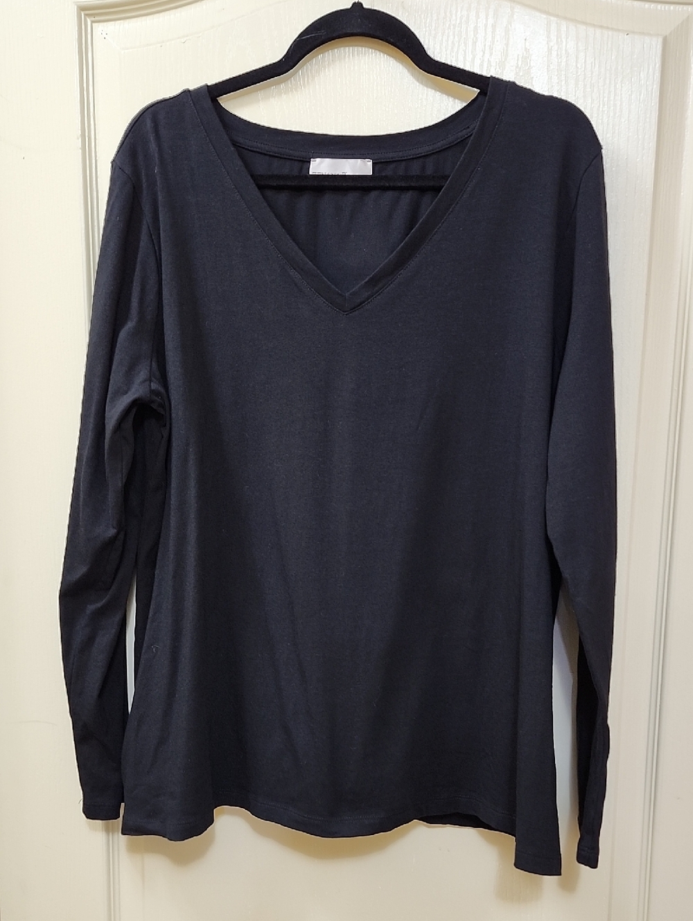 ZENANA PLUS BLACK LONG SLEEVE SHIRT